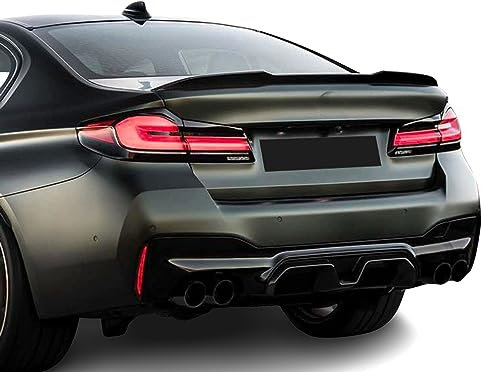 Fly Design Heckspoiler passend für BMW 5er F10 PSM Style Glanz Schwarz aus ABS
