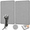 Graciadeco Kratzmatte Katze, 2 Sisal Teppich Katzen Kratzbrett Wand, 60 x 40cm kratzmatte Katze Katzenkratzbretter, Sisalmatte Katzenteppich Kratzecke für Katzen, Grau