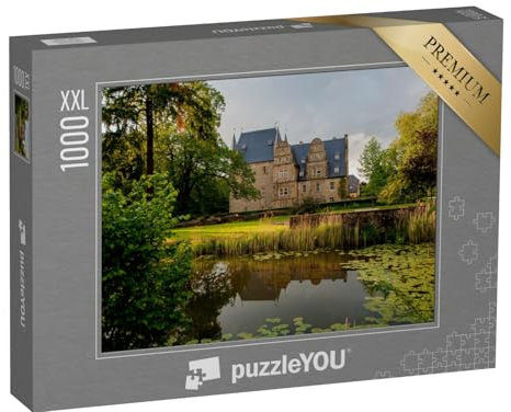 Puzzle 1000 Teile XXL „Schelenburg im Landkreis Osnabrück umgeben von idyllischem Park“ – aus der Puzzle-Kollektion Osnabrück
