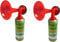 JUNG Druckluftfanfare Air Horn 2X 210ml, bis zu 60 Signale, Fanfare für EM 2024, Europameisterschaft, als Warnsingnal, Hupe Tröte Drucklufthupe Gashupe Fantröte Airhorn Stadion Horn