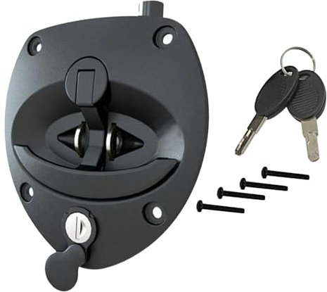 Okiyakusama Serrure de Porte d'entrée de campingcar, Accessoires de Verrouillage de Porte d'entrée de campingcar, avec boulons dormants à Palette de, D