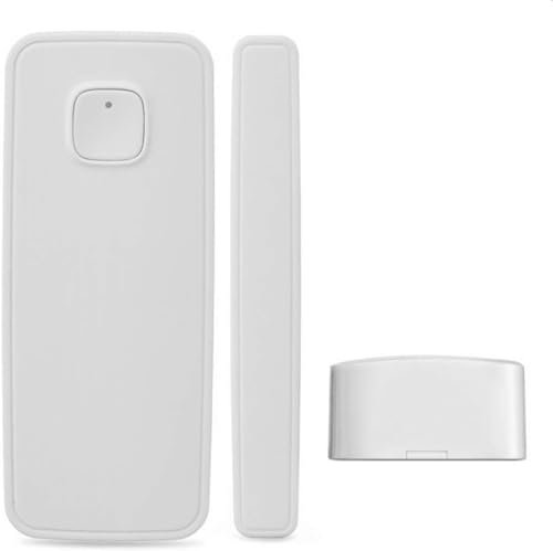 Smart Window Door Magnet Sensor Detector Compatible with Alexa Google Home Controlled by Phone iPhone Tablet for Home Burglar Security Alarm System (1, TYPE-A)