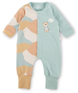 Sigikid Nachtwäsche Overall für Baby Jungen und Mädchen, Bio-Baumwolle