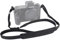 MUZIRI KIINOKOO Sangle en cuir véritable avec ceinture en nylon – Bandoulière réglable avec anneaux triangulaires pour la plupart des appareils photo numériques – Longueur 90 cm à 140 cm, Noir , Long