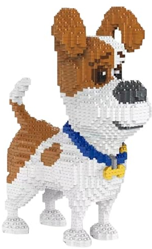 AERBRI Micro Blocks Set, Hunde Modell Bausatz Diy Micro 3d Bauspielzeugsteine, Classic Cartoon Anime Nano-Bausteine, Mini Bausteine Spielzeug Geschenke