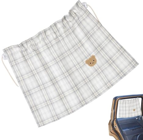 Auto-Sonnenschutz für Seitenfenster – Cartoon-Fensterabdeckung, Baumwollrolle, Sonnenschutz, Saugnapf, Privatsphäre, Innenraum, Autozubehör zum Fahren