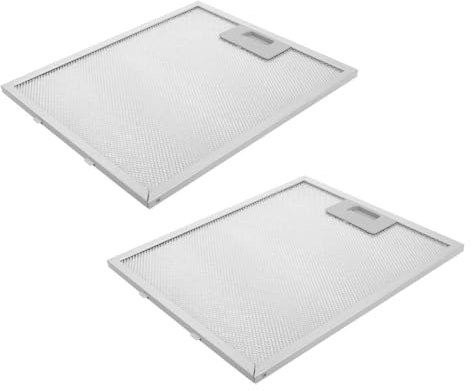 jojofuny 2 Piezas Filtro De Campana Extractora Colador De Aceite De Cocina Cambio De Filtro De Campana De Cocina Filtro De Repuesto Para Campana Extractora Papel De Aluminio Silver
