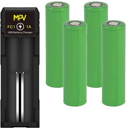 Pack Chargeur Accu FC1 USB 1A avec 4 accus 18650 VTC6 3000mAh