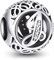 NINGAN Charm-Anhänger, 925 Sterlingsilber, Motiv: Buchstabe des Alphabets, für Armbänder, kompatibel mit europäischen Armbändern
