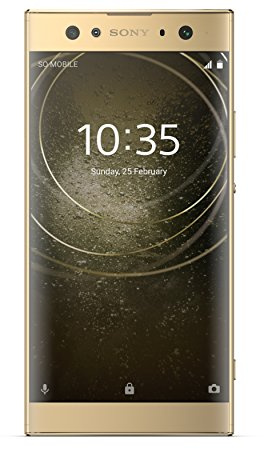 Sony Xperia XA2 Ultra Smartphone da 32 GB, Oro, Dual SIM, Dual Camera