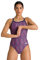 ARENA Damen, One Piece Swimsuit, Navy-Multi Red, 34