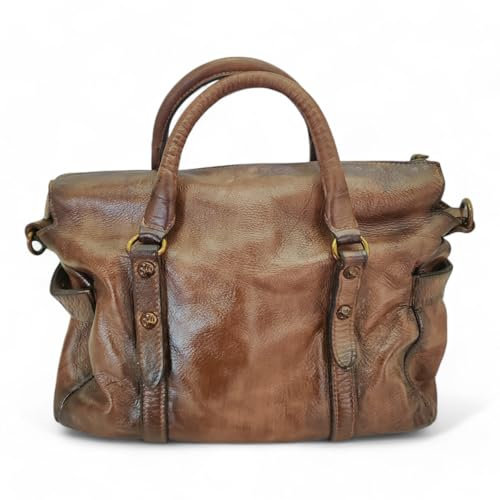 Jo' Rechteckige Damen-Tasche 1005 komplett handgefertigt -LIMITED EDITION-, dusted