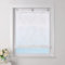 ESLIR Raffrollo ohne Bohren Weiß Raffgardine mit Ösen Transparent Gardinen mit U-Haken Ösenrollo Modern Bestickt Beige BxH 80x140cm 1 Stück