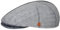 Mayser Jasper Twotone Leinen Flatcap Schirmmütze Schiebermütze Leinencap Herren - Made in The EU mit Schirm, Futter, Futter Sommer Frühling-Sommer - 59 cm blau