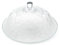 Excelsa Daisy - Platos de servir con campana, cristal, diámetro 30,5 cm, decoración en relieve