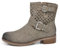 IF Fashion Stivali Stivaletti Biker Motociclista da Donna Traforato Con Fibbie Primaverili Estivi Pelle Sintetica Effetto Jeans GR-6656 khaki N.39