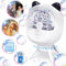 Rechargeable Bubble Machine Outdoor for Kids, 30,000+ Release Per Minute Automatic Bubbles Makers, 90°/180° Rotating 500ML with 2 Speed Modes for Party, Wedding, Birthday