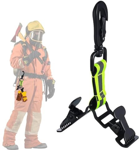 SHIQUAN Porte Gants,Clip de Gants de Travail avec Mousqueton,Porte Gants Tactique, Mousqueton pour La Suspension des Gant, des Masques, des Serviettes, des Casques Pompier