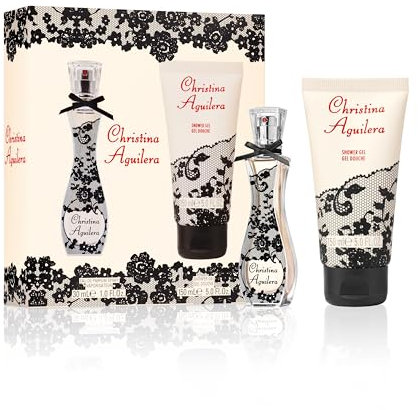 Christina Aguilera - SIGNATURE 30ml Eau de Parfum, 2-teiliges Duftgeschenkset, blumiges Parfum, luxuriöses Geschenkset für Frauen