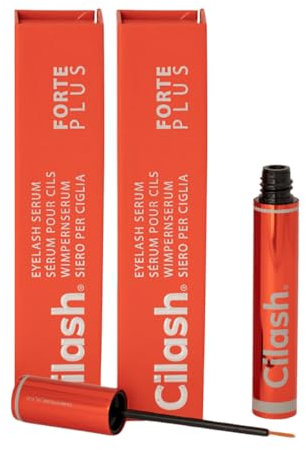 Cilash® forte plus Wimpernserum für einen dramatischen Wimpernaufschlag – mit einer leistungsstarken Formel für starke und dichte Wimpern – klinisch getestet – 2x3 ml