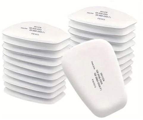 20PCS Filters for Anti-Dust Protector,Respirator Filter Cottons for Paint Protection, Anti-Dust Semi-Masks and Compatible for 6200,6800,6000,7501,7502 Series Respirator