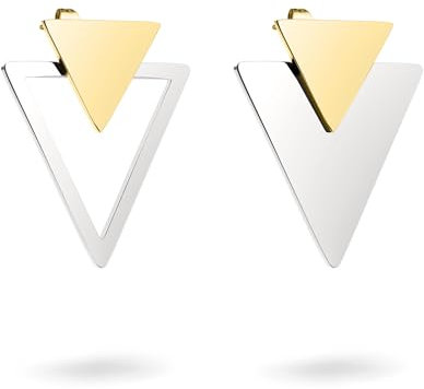 Liebeskind Berlin Ohrringe LJ-1539-E-23 Bicolor Silber, IP Gold