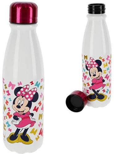alles-meine.de GmbH Trinkflasche - Sportflasche - süße Maus - auslaufsicher - BPA frei - 600 ml - superleicht - Aluflasche 0,6 Liter - Alutrinkflasche - Flasche Jungen Mädchen..