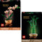 Lego Mini Orchid & Lucky Bamboo: Lego Flowers Novelties Combi - Two Icons Plants as Room Decoration, Botanical Collection, Orchid Flower for Adults (10343, 10344)