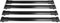 Axenture Roof Rack Cross Bars for Vw T6 Transporter 2015-2023; Compatible with Raised Roof Rails and Roof Bars - 4 Pcs Aluminum Rail Carrier (Black)