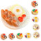 12 Stück Simuliertes Lebensmittelspielzeug Mini -Essen Mini-Sachen Mini-Essen Essen Vorgeben Miniatur-puppenhauszubehör Anhänger Mit Flachem Rücken Mini-puppenhausmöbel Harz