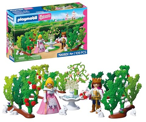 PLAYMOBIL | Princess | Königlicher Irrgarten | Prinz und Prinzessin mit variablem Labyrinth | Fördert die Kreativität | Prinzessin Spielzeug ab 4 Jahren | 72053