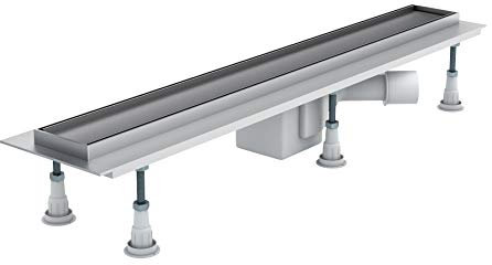 Duschrinne Ablaufrinne 70 cm Bodenablauf Duschablauf befliesbar Komplettset inkl. Marken-Siphon