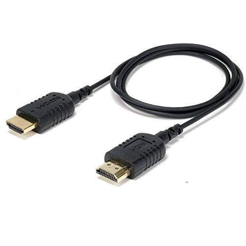 EVO Gimbals ReFlex Ultra Thin & Flexible HDMI Cable for Gimbals and Camera Stabilizers | HDMI to HDMI | For Panasonic GH5 | 36in Length