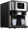 electriQ Countertop Ice Maker With Ice Crusher and Water Dispenser in Stainless Steel/Black