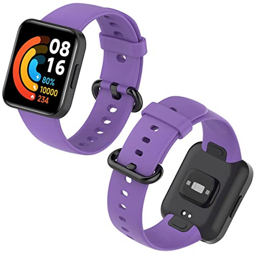 Mi-Case Cinturino Compatibile con Xiaomi Redmi Watch 2 / Redmi Watch 2 Lite, Braccialetto Ricambio per Xiaomi Redmi Watch 2 Bracciale Bracciali Cover Redmi Watch 2 Lite Cinturini-Viola