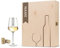 GRAVURZEILE Leonardo Puccini - Verre à vin blanc gravé élégant - Personnalisé avec nom et boîte en bois - Verre à vin personnalisé comme cadeau pour homme et femme