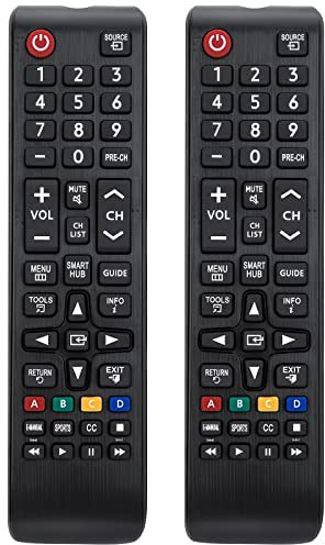 (Pack of 2) Universal for Samsung TV Remote Replacement,BN59-01301A for Samsung Smart TV LED LCD HDTV QLED SUHD UHD 4K 3D