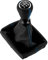 DOMENICA 5 Velocidades Pomo Palanca de Cambios Cuero con Funda Compatible de Peugeot 206 406 (Azul)