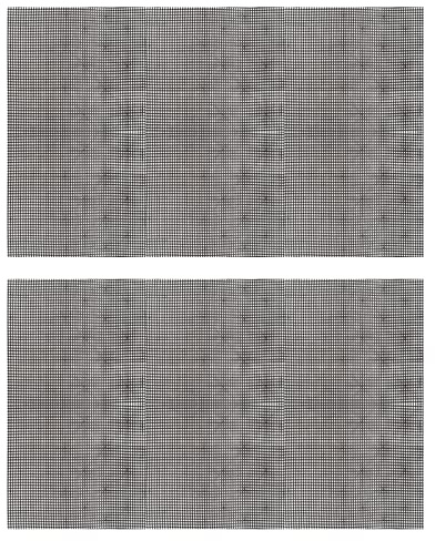 sourcing map Plastic Mesh Canvas Sheet 50x33cm/20x13inch Black Plastic Blank Canvas for Embroidery Needlepoint, Knit Crochet Mesh, Pack of 2