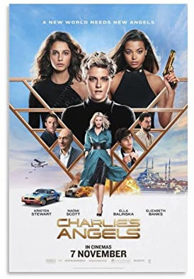 3 Engel für Charlie Filmcover, modisches Poster, dekoratives Gemälde, Leinwand, Wandkunst, Wohnzimmer, Poster, Schlafzimmer, Gemälde, 50 x 75 cm
