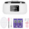 Forever Speed Wachsbad Paraffinbad für hände und füße Set 3400ml Wachsbad Paraffinbad Set für Trockene Raue Hau mit 900g Paraffinwachs Temperaturanzeige 200W Zubehör Tolles Spa Geschenk Rosa