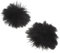 Hemobllo 2pcs Windproof Microphone Cover for Lapel Microphone Plush Guard Furry Windscreen Moisture and Spit Defense for Live Recording and Streaming