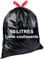 Sac Poubelle 50L Lien Coulissant | 100 Sacs Poubelles 50 Litres Noirs | Ultra Résistant et Etanche (35 µ) | Poubelles Cuisine | Fermeture Facile | Solution Pratique et Hygiénique