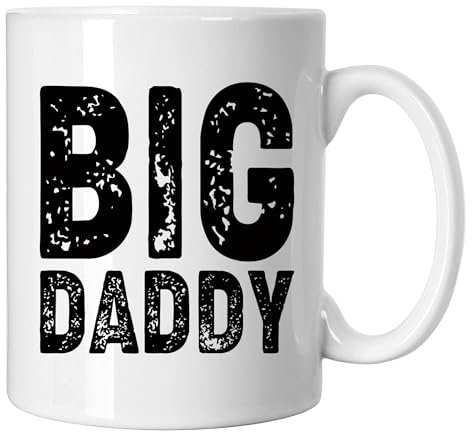GP-Tees Big Daddy Cool Novelty Ceramic Mugs for Men, Women, Home & Work