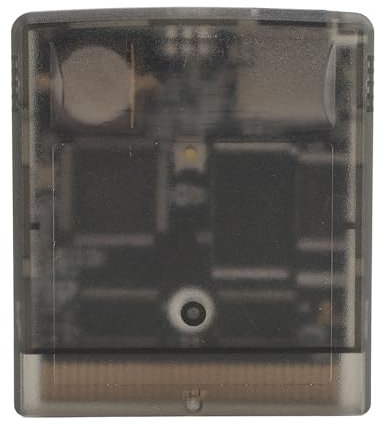 Videospiel Cartridge Karte für Gameboy für SP für Gameboy Pocket für Super Gameboy 1 2, 1000 in 1 Game Video Cartridge 8G Speicherkarte Flash Speicherkarte (Schwarz Transparent)