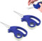 Schere und integrierter transparenter Klebebandspender, 2-in-1 scharfe Schere, Mehrzweck-Papierrollenschneider, Geschenkbandspender, für Geschenkverpackungen, Büro, Schule