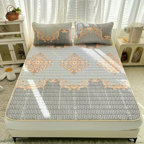 Kühlende Bettdecke für den Sommer, Latexmatten- und Kissenbezug-Set zur Kühlung, mehrere Größen(11,90x200cm 2 pcs Set)
