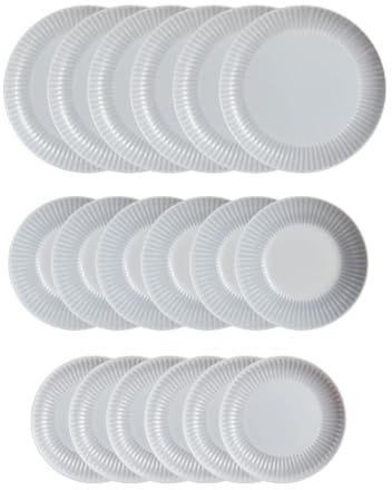 Luminarc Vajilla de vidrio opal Cottage 18 piezas para 6 personas