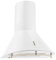 Klarsten Lumio Primo Retro - Hotte aspirante murale 60 cm, Design rétro, 3 niveaux de performance, Évacuation d'air max: 430 m³/h, Filtres anti-graisse, Possibilité de recyclage d'air, Blanc