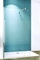 Acezanble Duschabtrennung 110x200cm Walk in Dusche Duschwand mit 10mm Milchglas Streifen